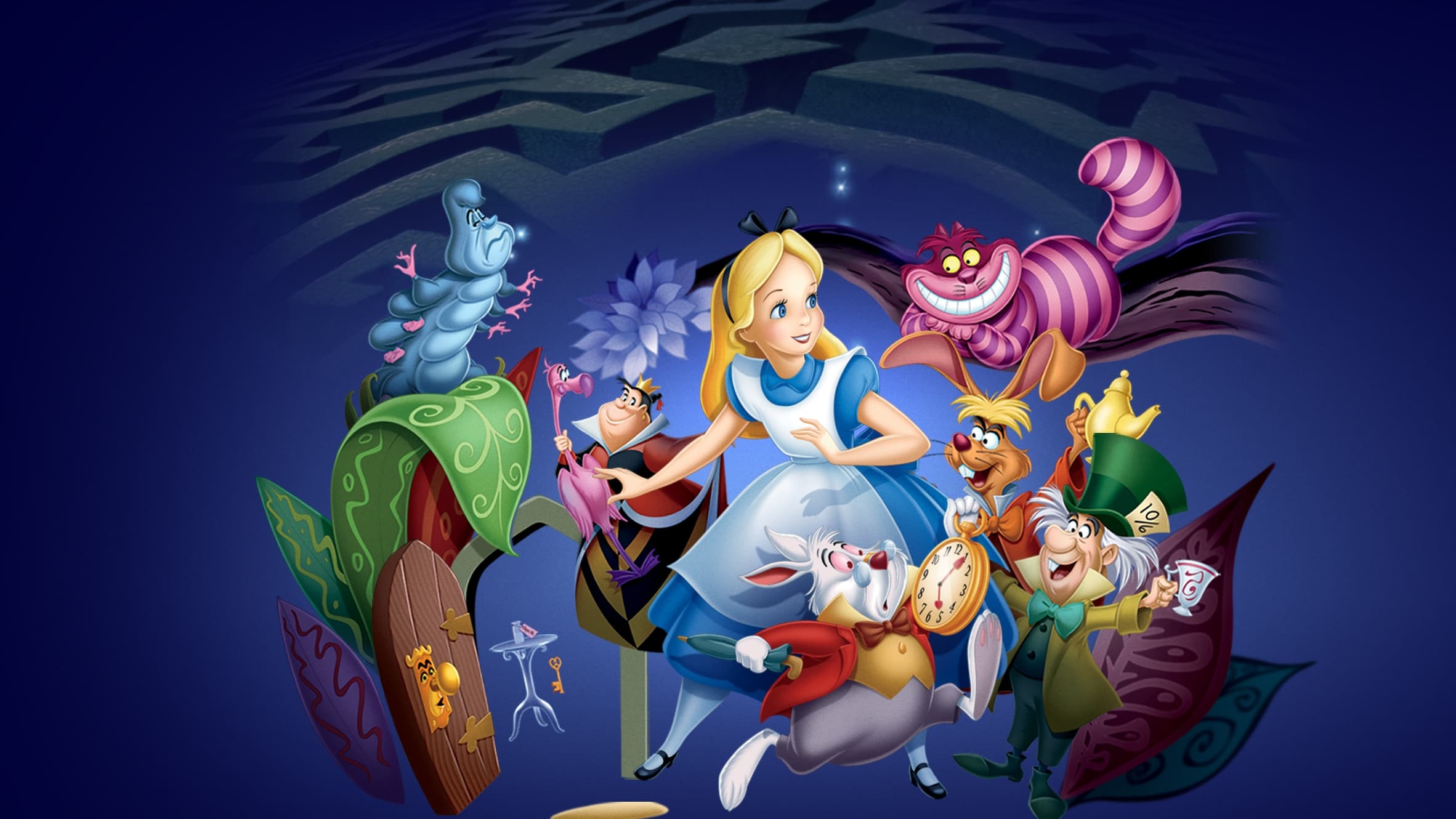 Alice in Wonderland (1951) là một bộ phim hoạt hình kinh điển của Walt Disney, dựa trên hai tác phẩm văn học nổi tiếng của Lewis Carroll: Alice's Adventures in Wonderland và Through the Looking-Glass. Bộ phim kể về chuyến phiêu lưu kỳ ảo của Alice, một cô bé hiếu kỳ, sau khi cô đuổi theo một chú thỏ trắng kỳ lạ và rơi xuống một cái hố dẫn đến thế giới thần tiên. Trong thế giới kỳ lạ này, Alice gặp gỡ nhiều nhân vật đặc biệt như Cheshire Cat, Mad Hatter, March Hare, và Nữ hoàng Đỏ. Câu chuyện là một chuỗi những sự kiện phi lý và đầy màu sắc, thể hiện qua các bài hát và hoạt cảnh sống động. Alice phải đối mặt với những thử thách kỳ quặc trong hành trình tìm đường quay trở lại nhà.