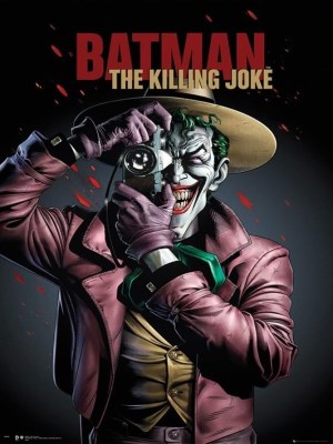 Batman: The Killing Joke 2016: Câu chuyện kể về nhân vật phản diện loạn trí – một cựu kỹ sư điên rồ hài hước chọc tức Kỵ Sĩ Bóng Đêm bằng cách bắt cóc và tra tấn Barbara Gordon (Batgirl). Hắn mang ý đồ khiến cảnh sát trưởng Gordon phát điên với những hình ảnh mình mẩy đầy thương tích, trần truồng về người con gái của ông.