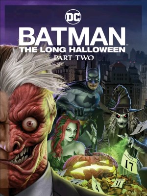 Batman: The Long Halloween, Part Two tiếp tục câu chuyện từ phần đầu và được sản xuất bởi Warner Bros. Animation và DC Entertainment, được đạo diễn bởi Chris Palmer và viết kịch bản bởi Tim Sheridan. Trong phần hai, câu chuyện tiếp tục theo dõi Batman khi anh tiếp tục cuộc điều tra về tên tội phạm bí ẩn Holiday, người đã thực hiện các vụ giết người vào các ngày lễ trong suốt một năm. Câu chuyện trong phần hai đi sâu vào các mối quan hệ phức tạp giữa các nhân vật chính, bao gồm Batman, Catwoman, và Harvey Dent, đồng thời làm sáng tỏ các bí ẩn và tình tiết liên quan đến danh tính thật của Holiday. Khi cuộc điều tra tiến triển, Batman phải đối mặt với nhiều thử thách hơn và sự thật về các nhân vật trong cuộc sống của anh ngày càng trở nên phức tạp. Phim cũng tiếp tục khám phá các mối quan hệ và xung đột giữa các nhân vật như Catwoman, Harvey Dent và các nhân vật phản diện khác trong vũ trụ Batman.