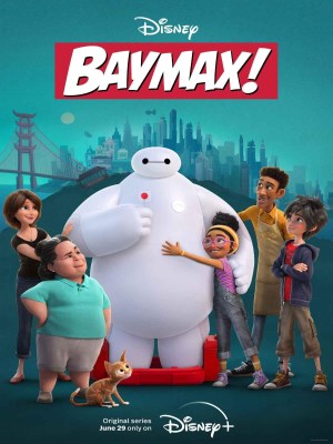 Bộ phim Baymax! - Cùng quay lại với thành phố giả tưởng San Fransokyo cùng anh bạn Bảy Mập đáng iu thôi nào! Baymax là series spin off của Big Hero 6, nơi Baymax sẽ giúp đỡ mọi người trong thành phố - ngay cả khi họ không cần giúp. Series sẽ do chính Walt Disney Animation sản xuất, cùng sự trở lại của các diễn viên lồng tiếng gốc cho Baymax, Hiro và Dì Cass.