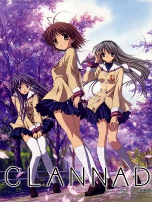 Clannad lấy bối cảnh tại trường cấp III Hikarizaka tại một thị trấn nhỏ của Nhật. Okazaki Tomoya là một học sinh năm 3 lười nhác, không chịu học hành cẩn thận. Cậu ta thường xuyên đi học muộn, lơ là, chểnh mảng việc học, trong khi các bạn đang tập trung ôn luyện chuẩn bị cho thi cử. Tất nhiên là cậu ta không có nhiều bạn thân. Cuộc sống của cậu ta cứ tiếp diễn hàng ngày như vậy, đến khi cậu ta gặp một cô gái tên Furukawa Nagisa, một người cũng cô đơn tại trường, bởi bạn bè cô bé quen biết đều đã tốt nghiệp. Ban đầu, cậu ta đã nghĩ đó đúng là một cô gái vụng về. Nhưng Tomoya không bỏ mặc Nagisa, mà đã giúp đỡ cô tái lập Câu lạc bộ Kịch, và họ đã làm quen được nhiều bạn gái khác trong trường. Mặc dù lúc đầu cậu ta chỉ định gia nhập chơi, nhưng sau này, nhờ tình bạn của họ, Tomoya đã bắt đầu hoà đồng với mọi người.