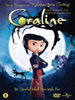 Coraline (Cô Bé Coraline) là một cô bé mới lớn sống trong một căn hộ lớn, lớn tới mức cô nhiều lúc đi lạc trong đó. Coraline thông minh, thích khám phá mọi điều và chẳng bao giờ giận dỗi lâu, nhưng có một điều khiến cô hết sức phiền lòng là không ai trừ bố mẹ và mấy con chuột gọi đúng tên cô. Và vào một ngày mưa tầm tã, Coraline chẳng còn việc gì làm nên cô bé bắt đầu đếm các thứ có màu xanh trong nhà, đếm số lượng các cửa sổ, đếm các cánh cửa… Và, cô thấy có một cánh cửa như bị khảm vào tường - mẹ cô giải thích rằng đó vốn là cánh cửa thông sang phòng khác, khi khu căn hộ vẫn còn là một ngôi nhà lớn, chưa chia thành nhiều hộ nhỏ. Nhưng bà đã nhầm... Cánh cửa đó không thông sang căn phòng nào cả, nó thông sang cả một thế giới khác. Và Coraline đã bước vào đó, được đón chào nồng nhiệt. Ở đó, thậm chí ai cũng có thể gọi đúng tên cô bé là Coraline (chứ không phải là Caroline), cô có một Bố Khác, Mẹ Khác - giống hệt bố mẹ cô, chỉ khác mỗi một chỗ là mắt họ làm bằng cúc áo - và ai cũng ra sức chiều chuộng cô bé... Nhưng, sự rắc rối bắt đầu khi Mẹ Khác tìm mọi cách giữ cô lại thế giới bí mật đó, không muốn cô trở về thế giới bình thường...