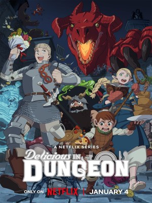 Can sisters be reincarnated from dragon poop? Laios and his friends Marcille and Chilchuck delve into an endless dungeon in search of his fallen sister, fighting monsters, starvation, and corruption.