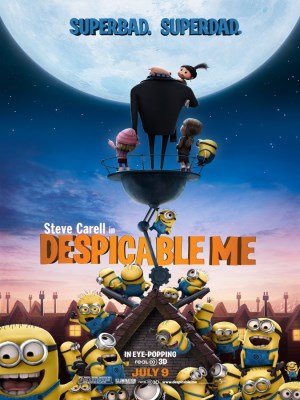 Despicable Me (Kẻ Trộm Mặt Trăng) - Nhân vật tâm điểm của bộ phim là Gru, một tên tội phạm khét tiếng. Gru và đám tay chân robot tí hon chuyên đi đánh cắp những biểu tượng nổi tiếng của thế giới. Thế nhưng tiếng xấu của Gru bị suy giảm khi tên tội phạm trẻ tuổi Vector đã ăn cắp kim tự tháp của Ai Cập. Gru quyết định làm phi vụ có một không hai cho thế giới phải bái phục: ăn cắp mặt trăng. Trước tiên, Gru phải đánh cắp khẩu súng có khả năng thu nhỏ mọi vật từ quân đội.&nbsp;Nhưng Vector đã nẫng tay trên khẩu súng thần kỳ từ Gru. Mọi kế hoạch giành lại cây súng của Gru đều bị Vector đánh bại. Cuối cùng, Gru nghĩ ra cách dùng ba đứa trẻ của viện mồ côi xâm nhập sào huyệt của Vector. Thế nhưng ba đứa trẻ Margo, Edith, Agnes đã cảm hóa Gru bằng sự ngây thơ, hướng thiện của mình.&nbsp;