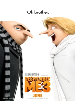 Gru meets his long-lost, charming, cheerful, and more successful twin brother Dru, who wants to team up with him for one last criminal heist.