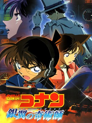 Detective Conan Movie 8: Magician Of The Silver Sky (Thám Tử Conan 8: Nhà Ảo Thuật Với Đôi Cánh Bạc) - Trong lần phá án này, nhiệm vụ của Conan là bảo vệ "Viên Đá Định Mệnh" trước lời thách thức của siêu trộm Kid. Trong buổi công diễn vở kịch cuối cùng, hắn hóa thân thành Shinichi và thản nhiên tới gần Ran. Mải tập trung vào mục đích chính, Conan bị mắc bẫy khi bị hắn đánh lạc hướng. Bởi Kid sẽ thực sự hành động trên chuyến bay của cô Juri tới Hakodate... Thảm họa xảy ra trên máy bay khi một hung thủ âm mưu giết cô Juri xuất hiện. Liệu mọi người có sống sót khi cả hai phi công bị nhiễm độc, máy bay đang rơi tự do? Conan có bắt được siêu trộm Kid và giao nộp hắn cho cảnh sát hay không?