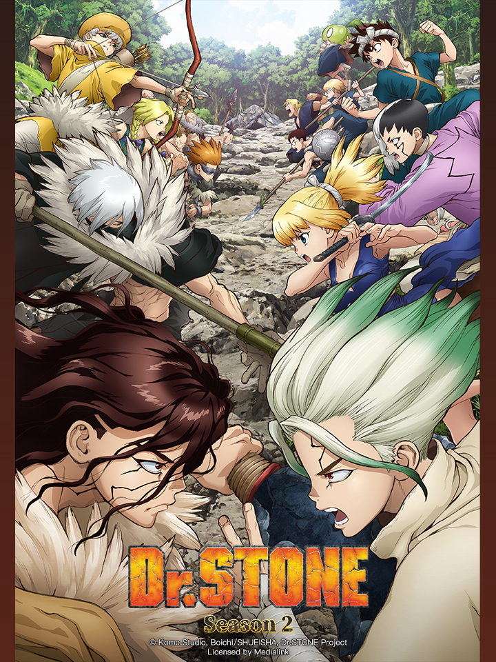 DR. STONE mùa 2 trở lại! Cuộc chiến giữa não bộ và bản lĩnh giữa Senkuu và Vương quốc Khoa học chuẩn bị cho trận chiến sắp tới giữa Khoa học và Lực lượng trong Tiến sĩ STONE!