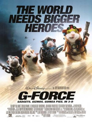 G-Force (Biệt Đội Chuột Lang) - Nhờ đứa con trai 5 tuổi của mình, đạo diễn Hoyt H. Yeatman Jr đã có ý tưởng làm phim G-Force. Ông chia sẻ, “Chính con trai 5 tuổi của tôi đã gợi ý cho tôi về bộ phim. Cậu bé đem về nhà chú chuột lang từ trường mẫu giáo và bắt đầu nói về chúng như những người lính, cũng mặc quân phục và đội mũ sắt trên đầu. Và tôi nói rằng, ‘Vậy sao chúng ta lại không thể biến chúng thành những siêu điệp viên được nhỉ?’ Trên thực thế, có rất nhiều câu chuyện kỳ dị về việc các loài thú vật đang được chính phủ Mỹ huấn luyện để thực hiện những phi vụ bí mật, gồm có cả mèo, cá heo, cá mập và côn trùng. Xây dựng những chú chuột lang thành các siêu điệp viên, các nhà làm phim quyết định nhóm G-Force sẽ bao gồm 3 chú chuột lang, một chuột chũi mũi sao và một chú ruồi.