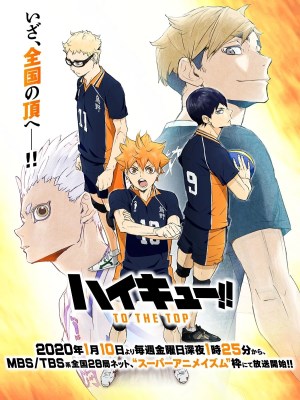 Haikyu!! Season 4 (Vua Bóng Chuyền Haikyuu - Mùa 4) tiếp tục theo dõi đội bóng chuyền Karasuno High School trong hành trình của họ trong giải đấu quốc gia. Các thành viên đội cố gắng vượt qua những thách thức mới và đối đầu với các đối thủ mạnh mẽ để tiến xa trong giải. Câu chuyện tiếp tục phát triển nhân vật và mối quan hệ trong đội, đồng thời tập trung vào các trận đấu kịch tính. "Haikyu!! To The Top" đưa người xem vào một cuộc phiêu lưu nảy lửa và tràn đầy cảm xúc, giữ cho đội Karasuno và người xem không ngừng hồi hộp và hứng khởi.