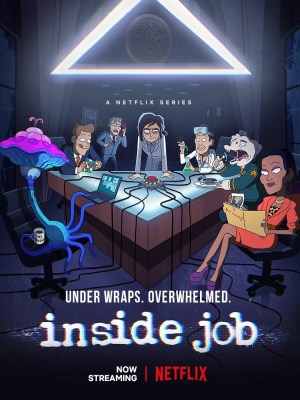 Bộ phim&nbsp;Inside Job (Văn Phòng Thuyết Âm Mưu)&nbsp;được ra mắt vào năm 2021 bởi Netflix. Phim được sáng tạo bởi Shion Takeuchi cùng Alex Hirsch, người đã tạo ra Gravity Falls. Phim nói về những bí ẩn cùng những thuyết âm mưu của nước Mỹ