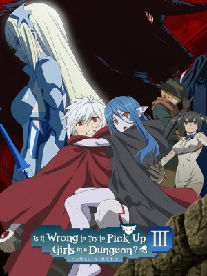 Mùa 3 của Is It Wrong to Try to Pick Up Girls in a Dungeon? tiếp tục câu chuyện của Bell Cranel khi anh đối mặt với những thử thách mới trong cuộc phiêu lưu của mình. Trong mùa này, Bell cùng nhóm của mình phải đối đầu với một tổ chức bí ẩn và những kẻ thù mạnh mẽ trong dungeon. Mùa 3 không chỉ tập trung vào những trận chiến kịch tính mà còn khai thác sâu hơn về các mối quan hệ giữa Bell và những người bạn của anh, đồng thời khám phá các bí ẩn xung quanh thế giới thần thoại. Phim mang đến nhiều yếu tố hành động, cảm xúc và một số khoảnh khắc hài hước, tiếp tục phát triển sự trưởng thành của Bell trong vai trò anh hùng. Những yếu tố này tạo nên một trải nghiệm phong phú và hấp dẫn cho khán giả.