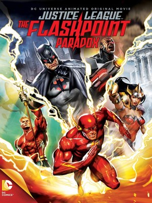 Justice League: The Flashpoint Paradox (Liên Minh Công Lý: Ngòi Nổ Nghịch Lý) - Một ngày Flash tỉnh dậy và chợt kinh hoàng nhận ra thế giới mà anh biết đã thay đổi hoàn toàn. Anh không còn siêu tốc độ, Justice League chưa từng tổn tại, Batman dùng súng và giết tội phạm như cơm bữa, Hal Jordan chưa từng nhận được chiếc nhẫn của Green Lantern, phi thuyền của Superman không rơi xuống nông trại nhà Kent mà rơi xuống giữa thành phố làm vô số người chết, còn anh bị chính phủ bắt làm vật thí nghiệm. Và Thế chiến thứ 3 đang diễn ra …