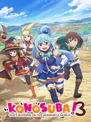 Konosuba: God's Blessing on This Wonderful World! Season 3 tiếp tục câu chuyện hài hước và phiêu lưu của Kazuma Satou, một thiếu niên bị đưa đến thế giới khác sau khi chết một cách không mấy vinh quang. Cùng với nữ thần Aqua, pháp sư Megumin và hiệp sĩ Darkness, Kazuma tiếp tục những cuộc phiêu lưu đầy thú vị và rắc rối.