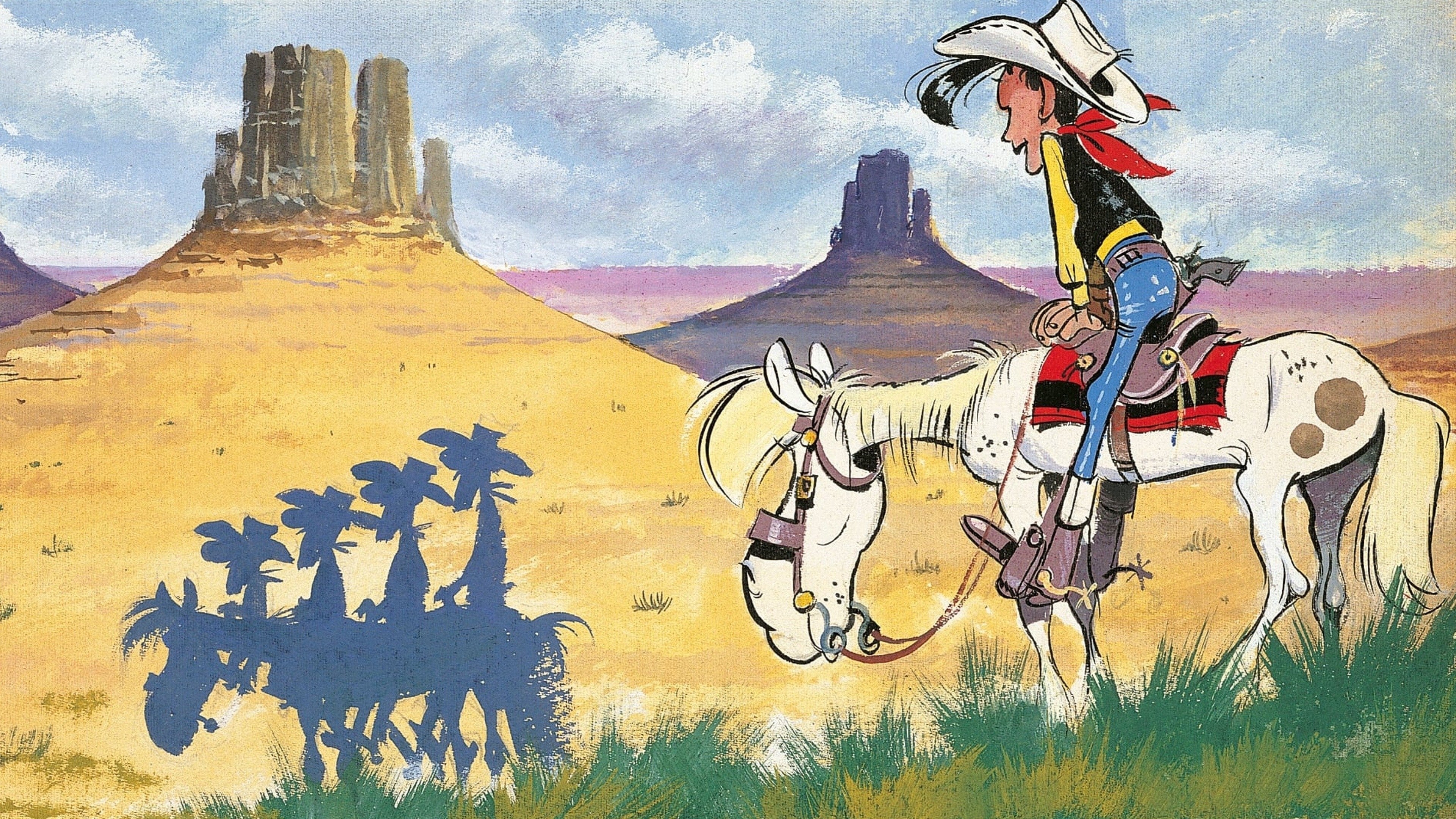 Đây là tập Lucky Luke đầu tiên chính thức giới thiệu 4 anh em nhà Dalton là Joe, William, Jack và Averell. Họ là anh em họ của băng cướp Dalton &quot;thứ thiệt&quot;, đã bị Lucky Luke dẹp tan ở tập ngoài vòng pháp luật. Với ngoại hình y hệt, nhưng kém tài năng hơn, 4 anh em nhà Dalton &quot;mới&quot; đã quyết tâm trả thù Lucky Luke. Do mới vào nghề, chỉ là găngxtơ nửa mùa, họ đã phải luyện tập rất vất vả mới có thể trở thành đối thủ của Lucky Luke...