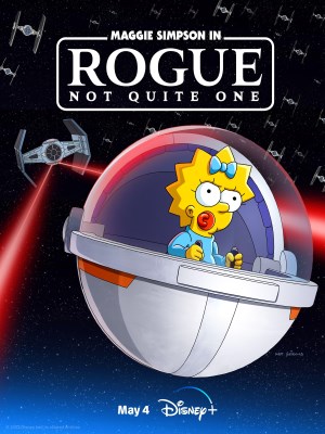 Maggie Simpson in Rogue Not Quite One là một bộ phim ngắn hoạt hình thuộc vũ trụ The Simpsons, ra mắt vào năm 2021. Bộ phim tiếp tục theo chân nhân vật đáng yêu Maggie Simpson, người thường xuyên trở thành trung tâm của những tình huống hài hước trong loạt phim này. Trong phim, Maggie tham gia vào một cuộc phiêu lưu thú vị khi cô thực hiện một nhiệm vụ kiểu "gián điệp" trong bối cảnh châm biếm các yếu tố từ vũ trụ Star Wars. Cô bé phải đối đầu với những thử thách và kẻ thù, trong khi thể hiện sức mạnh và sự thông minh của mình, vượt qua mọi rào cản.