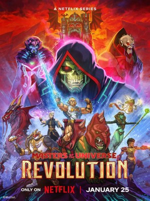 Masters of the Universe: Revolution lấy bối cảnh nơi Eternia đứng trước bờ vực hủy diệt. Trong phần này, Skeletor tiếp tục tìm cách thâu tóm toàn bộ sức mạnh của vũ trụ bằng mọi giá, trong khi He-Man và các đồng đội của anh phải tập hợp lại để ngăn chặn mưu đồ đó.