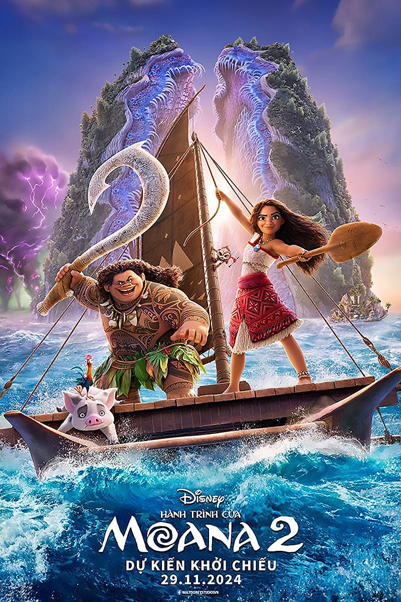 “Hành Trình của Moana 2” là màn tái hợp của Moana và Maui sau 3 năm, trở lại trong chuyến phiêu lưu cùng với những thành viên mới. Theo tiếng gọi của tổ tiên, Moana sẽ tham gia cuộc hành trình đến những vùng biển xa xôi của Châu Đại Dương và sẽ đi tới vùng biển nguy hiểm, đã mất tích từ lâu. Cùng chờ đón cuộc phiêu lưu của Moana đầy chông gai sắp tới nhé.&nbsp;