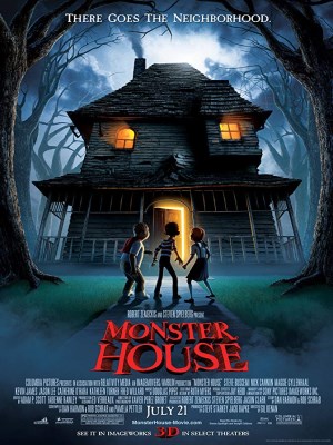 Three teens discover that their neighbor's house is really a living, breathing, scary monster.