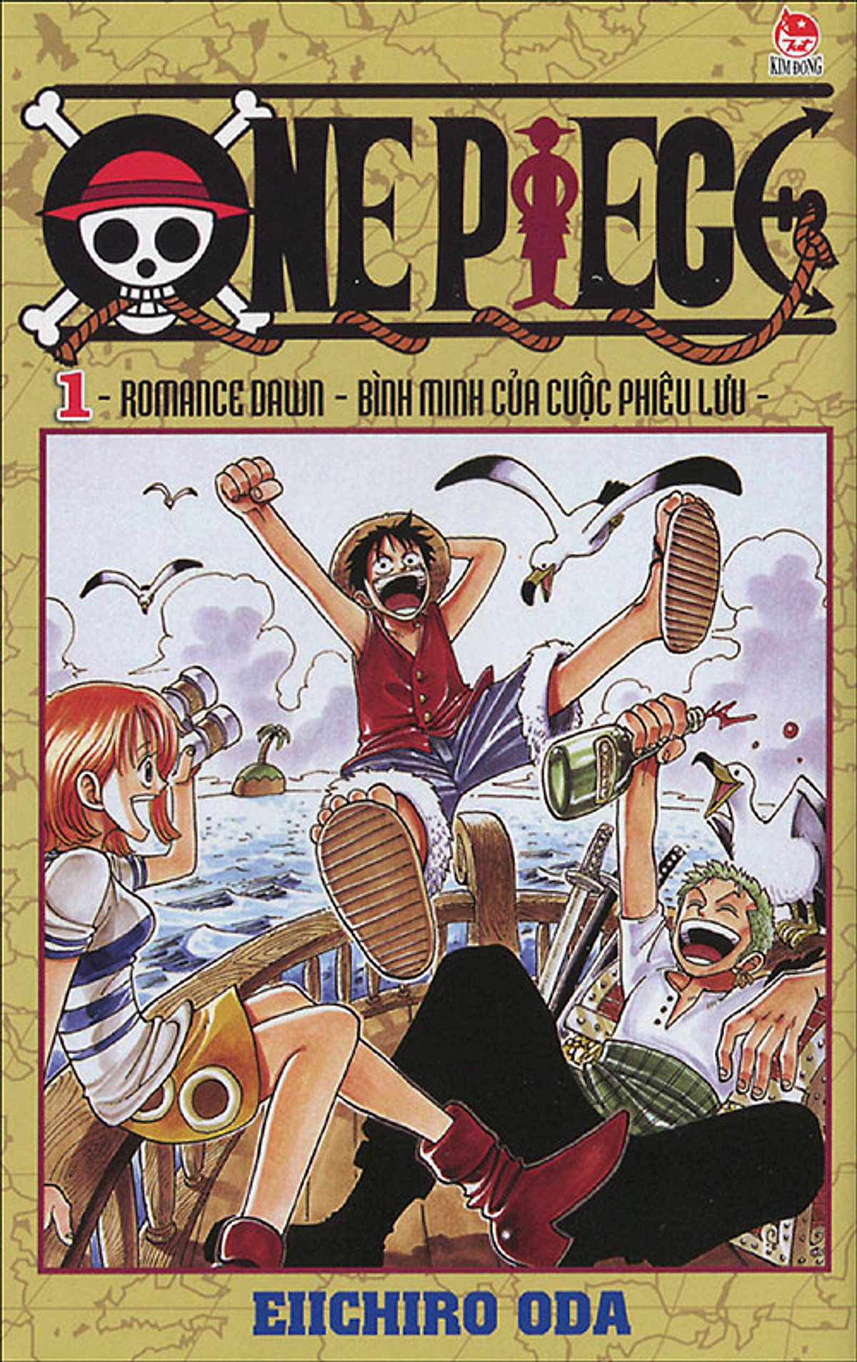 Monkey D. Luffy, 1 cậu bé rất thích Đảo hải tặc có ước mơ tìm được kho báu One Piece và trở thành Vua hải tặc - Pirate King. Lúc nhỏ, Luffy tình cờ ăn phải trái quỉ (Devil Fruit) Gomu Gomu, nó cho cơ thể cậu khả năng co dãn đàn hồi như cao su nhưng đổi lại cậu sẽ không bao giờ biết bơi. Sau đó Luffy lại được Shank cứu thoát tuy nhiên ông ta bị mất 1 cánh tay. Sau đấy Shank chia tay Luffy và để lại cho cậu cái mũ rơm (Straw Hat) và nói rằng: Sau này bao giờ thành cướp biển hãy gặp ta và trả lại nó. Chính lời nói này đã thúc đầy Luffy trở thành 1 cướp biển thật sự.Hãy cùng theo dõi xem liệu Luffy có thể trở thành đạt được kho báu One Piece và trở thành Vua Hải Tặc không nhé.