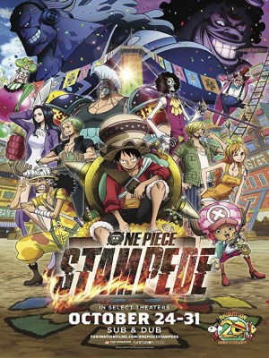 One Piece: Stampede (Đảo Hải Tặc: Lễ Hội Hải Tặc) - Luffy&nbsp;và các thành viên băng Mũ Rơm nhận được thư mời đến "Lễ hội Hải tặc" từ người tổ chức Buena Festa. Và vô số Hải tặc khắp nơi trên thế giới cũng đã đến đây để cùng hướng về một vũ đài duy nhất "Tranh đoạt chiếc chìa khóa dẫn đến kho báu Vua Hải Tặc (Roger)".Nhưng điều bất ngờ nhất chính là&nbsp;Douglas Bullet&nbsp;- tên quái vật với biệt danh "Hậu duệ của quỷ" cũng đột ngột tham chiến. Và đội ngũ Hải Quân cũng đã bí mật tham gia với mục đích tóm gọn các Hải tặc. Hải tặc, Hải quân, Vương hạ Thất Vũ Hải, Quân Cách mạng, CP-0, ... những thế lực hùng hậu nhất đã cùng góp mặt trong đại chiến rực lửa này. Liệu còn nhân vật nào sẽ bất ngờ xuất hiện? Cái kết nào sẽ xảy đến với trận chiến giành kho báu của Lễ hội Hải tặc đây...!?