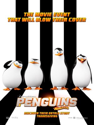 Penguins of Madagascar (Biệt đội cánh cụt vùng Madagascar) - Hãy cùng khám phá những bí mật tuyệt vời nhất, hài hước nhất của những chú chim cánh cụt trong thế giới tình báo: Skipper, Kowalski, Rico và Private, khi những điệp viên tinh nhuệ nhất này cùng chung sức với một tổ chức ngầm sang chảnh có tên Ngọn gió Phương Bắc. Cùng nhau họ phải chống lại những âm mưu hủy diệt thế giới này của kẻ nguy hiểm nhất từ trước đến nay - Tiến sĩ Octavius Brine.