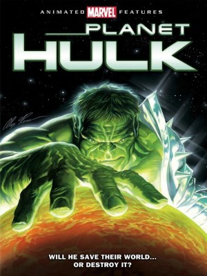 The Incredible Hulk, ejected from Earth in a spaceship, crash-lands on a planet ruled by a tyrant, who forces him to fight in a coliseum against other powerful creatures. The Hulk reluctantly befriends the combatants on his team.