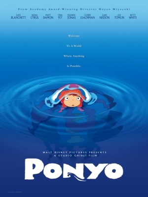 A five-year-old boy develops a relationship with Ponyo, a young goldfish princess who longs to become a human after falling in love with him.