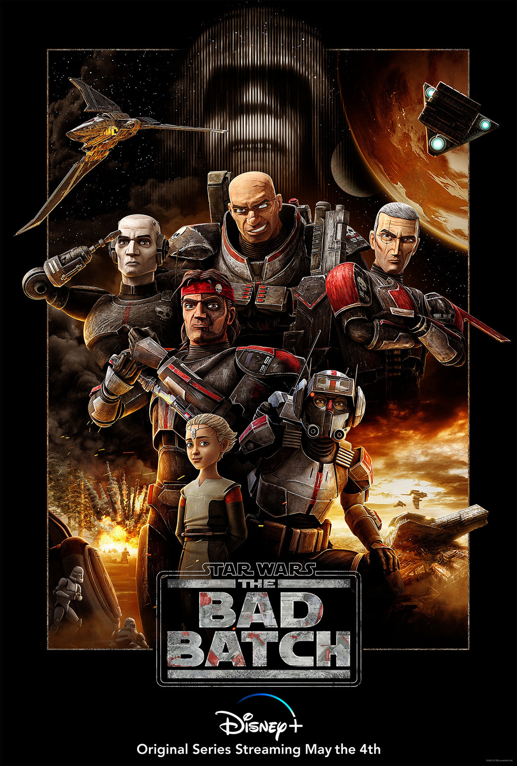 Star Wars: The Bad Batch là một loạt phim hoạt hình Mỹ do Dave Filoni tạo ra cho dịch vụ phát trực tuyến Disney +. Đây là một phần của loạt phim Chiến tranh giữa các vì sao, đóng vai trò như cả phần tiếp theo và phần phụ của loạt phim Chiến tranh giữa các vì sao: Chiến tranh nhân bản.