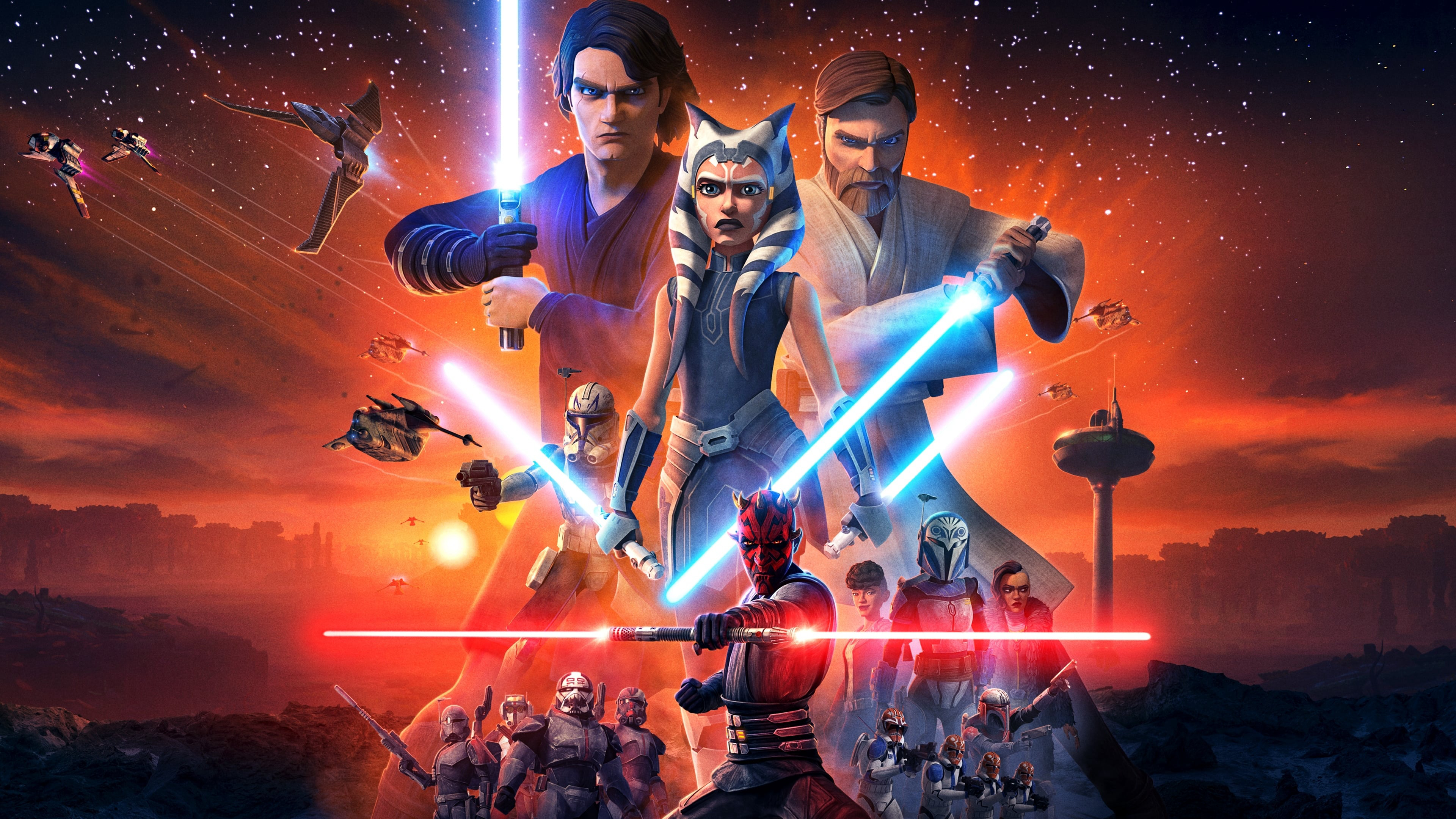 Phần thứ bảy của Star Wars: The Clone Wars, có phụ đề là The Final Season, bao gồm 12 tập. Các phần câu chuyện bao gồm Bad Batch, Hành trình của Ahsoka và Cuộc vây hãm Mandalore, phần cuối của bộ truyện.