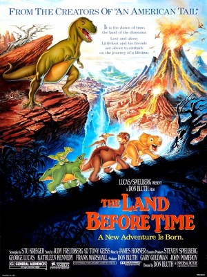 The Land Before Time (Vùng Đất Tiền Sử) - Cuộc phiêu lưu của năm chú khủng long nhỏ thời tiền sử đi tìm miền đất hứa. Đó là Great Valley - Thung lũng kỳ diệu nơi nước và thức ăn luôn sẵn có, cũng là nơi chúng có thể sống và lớn lên trong bình yên. Nhưng để đến được đó, năm người bạn phải trải qua rất nhiều khó khăn.