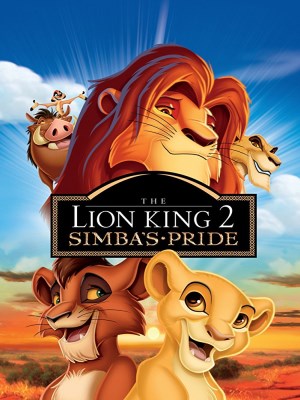 The Lion King II: Simba's Pride (Vua Sư Tử 2: Niềm Kiêu Hãnh Của Simba) - Ở đoạn cuối của phần 1, Simba đánh bại ông chú Scar độc ác, đồng thời giành lại ngai vàng ở vùng đất Pride Land. Sau khi lên ngôi vua, Simba và hoàng hậu Nala có một cô con gái tên Kiara.Khi trưởng thành, Kiara kết bạn với Kovu, hậu duệ của một nhóm sư tử từng bị Simba trục xuất khỏi vương quốc vì tội trung thành với Scar. Sau một lần suýt bị nuốt chửng bởi đàn cá sấu, chúng trở nên vô cùng thân thiết. Zira, mẹ của Kovu, từ lâu đã ấp ủ ý định báo thù cho Scar nên huấn luyện để Kovu trở thành một sát thủ...