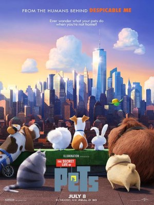 The Secret Life of Pets (Đẳng Cấp Thú Cưng) - Bối cảnh của phim diễn ra trong một căn hộ ở Manhattan, cuộc sống của Max như bị đảo lộn khi chủ nhân của mình mang về nhà con chó lai cẩu thả tên Duke. Nhưng rồi chúng phải bỏ các cuộc tranh cãi lại phía sau khi phát hiện ra một chú thỏ trắng đáng yêu tên là Snowball đang xây dựng một đội quân gồm các thú cưng bị bỏ rơi. Chúng quyết tâm trả thù tất cả vật nuôi đang hạnh phúc thuộc sở hữu của chủ nhân cũ...