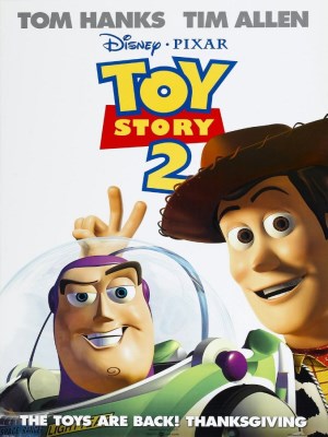 Vẫn là những người bạn từ phần đầu,&nbsp;phim Câu Chuyện Đồ Chơi 2 (Toy Story 2)&nbsp;là cuộc phiêu lưu của Woody và Buzz Lightyear khi chủ nhân của chúng, Andy, đi tham dự trại hè và để mặc chúng ở nhà tự lo liệu. Lần này, Woody bị Al McWhiggin, một gã sưu tầm đồ chơi, bắt cóc. Sứ mệnh giải cứu chàng búp bê cao bồi đặt lên vai anh bạn phi hành gia Buzz. Thế là Buzz và những người bạn của mình đã lên đường cứu lấy Woody trước khi anh chàng bị gã bắt cóc kia bán cho một viện bảo tàng đồ chơi tại Nhật... Phim này được đánh giá là sâu sắc và giàu tính nhân bản hơn cả phần đầu,&nbsp;phim Câu Chuyện Đồ Chơi 2 tiếp tục thu hút sự chú ý của khán giả bằng cuộc phiêu lưu mới của những món đồ chơi dễ thương. Tác phẩm&nbsp;này của Pixar giành giải thưởng Quả Cầu Vàng năm 1999 cho bộ&nbsp;phim&nbsp;hay nhất.