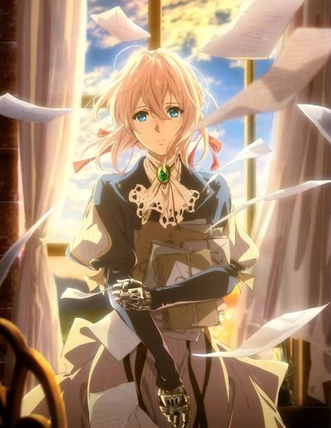 Violet Evergarden là cô búp bê ký ức chuyên viết thư thay cho ai không thể. Cô cũng dần tìm hiểu được về đất nước bị chiến tranh chia cắt và trái tim sắt đá của bản thân.