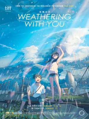 Weathering with You (Đứa Con Của Thời Tiết):&nbsp;xoay quanh hai nhân vật: Hodaka và Hina. Hodaka là cậu thiếu niên sống trên một hòn đảo nhỏ, đã rời khỏi quê hương để đến Tokyo sầm uất. Tại đây, cậu quen biết với Hina - một cô gái kì lạ có năng lực thanh lọc bầu trời mỗi khi "cầu nguyện". Cô có khả năng chặn đứng cơn mưa và xua tan mây đen theo ý muốn.