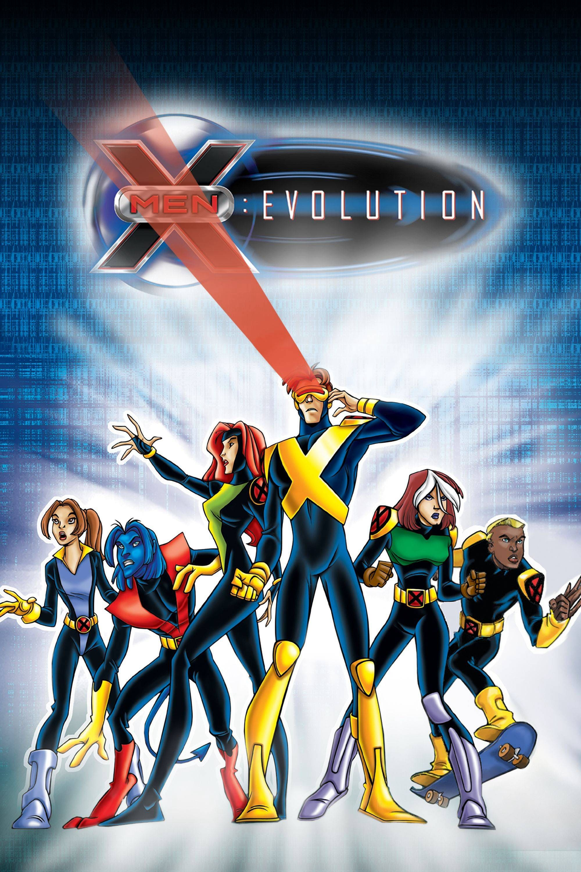 Teenagers Cyclops, Jean Grey, Rogue, Nightcrawler, Shadowcat, and Spike fight for a world that fears and hates them.